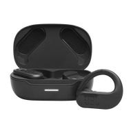 JBL Endurance Peak 3 - Black CSTM - Dust and water proof True Wireless active earbuds - Hero